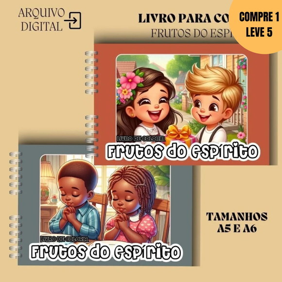 Arquivo Digital Frutos do Espirito Livro de Colorir -3885