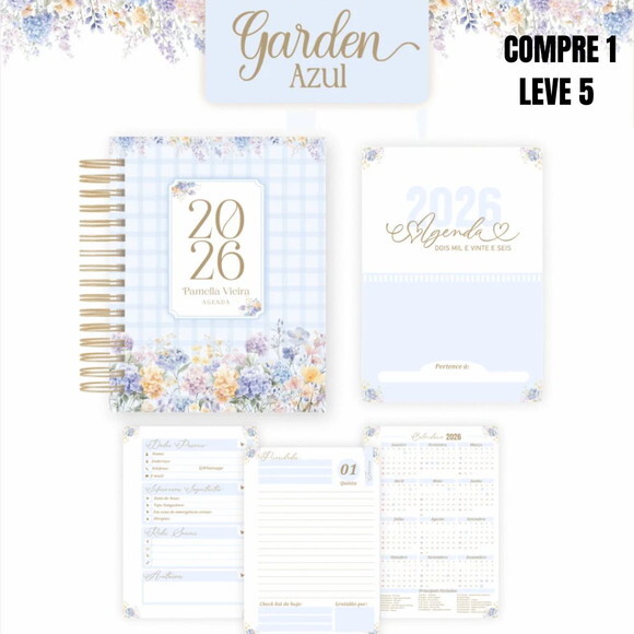 Arquivo Digital Garden Azul Agendas 2026 -5022
