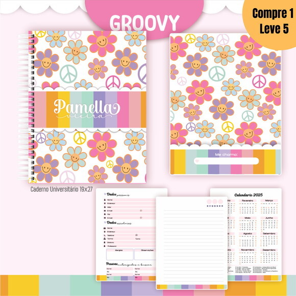 Arquivo Digital Groovy Kit Escolar 2025 -1040