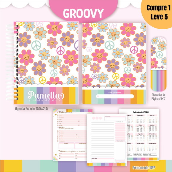 Arquivo Digital Groovy Kit Escolar 2025 -1040