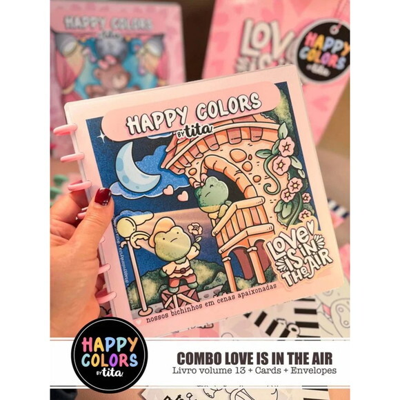 Arquivo Digital Happy Colors Combo Love Is In The Air -3607