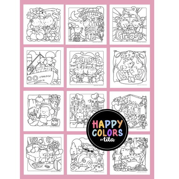 Arquivo Digital Happy Colors Combo Love Is In The Air -3607