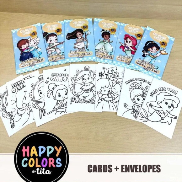 Arquivo Digital Happy Colors Vol 19 e 20 Princesas 2.0 -4807