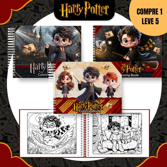 Arquivo Digital Harry Potter Livro de Colorir -1761