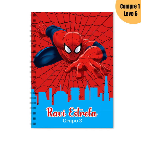 Arquivo Digital Homem Aranha Kit Escolar 2025 -1210