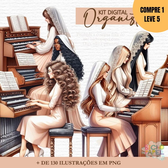 Arquivo Digital Ilustrações Organistas -2791