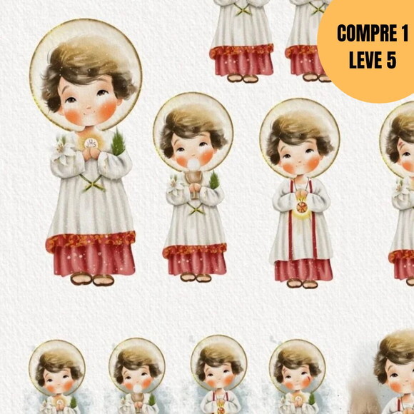 Arquivo Digital Ilustrações São Tarcísio Kit Digital -4884