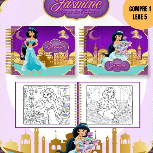 Arquivo Digital Jasmine Livros de Colorir -4032