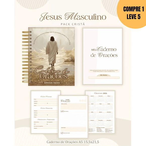 Arquivo Digital Jesus Masculino Cristão Adulto -4428