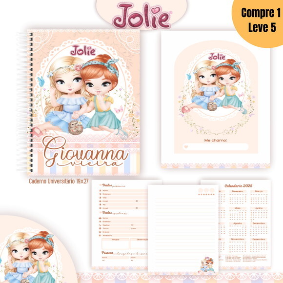 Arquivo Digital Jolie Kit Escolar 2025 -1076