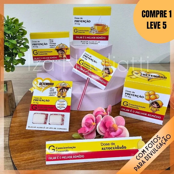 Arquivo Digital Kit 6 Mimos Caixinhas de Remédio -4900