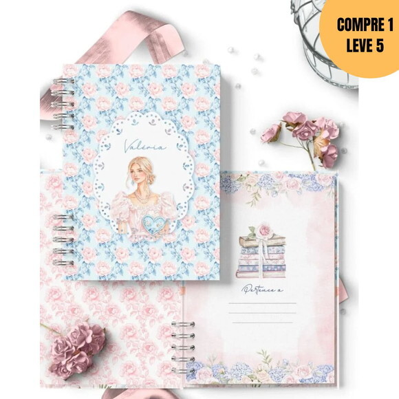 Arquivo Digital Kit 9 Capas e Miolos Pautado -4469