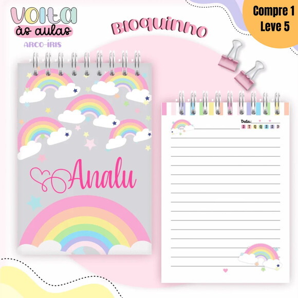 Arquivo Digital Kit Arco Íris Volta às Aulas -859
