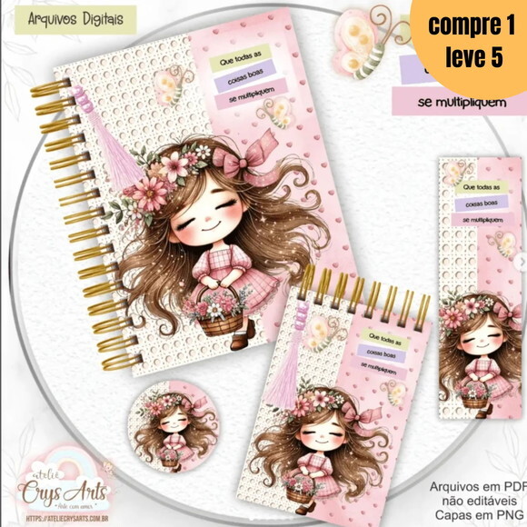 Arquivo Digital Kit Coisas Boas Encadernação -1421
