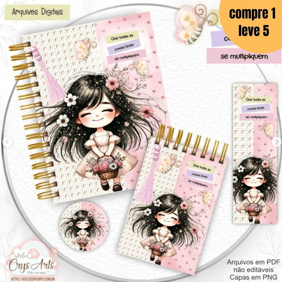 Arquivo Digital Kit Coisas Boas Encadernação -1421