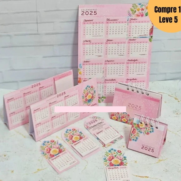 Arquivo Digital Kit Completo Calendário 2025 -793