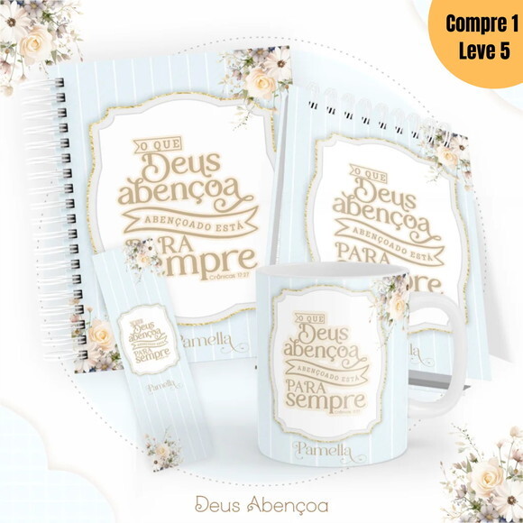 Arquivo Digital Kit Cristão Deus Abençoa 2025 -939