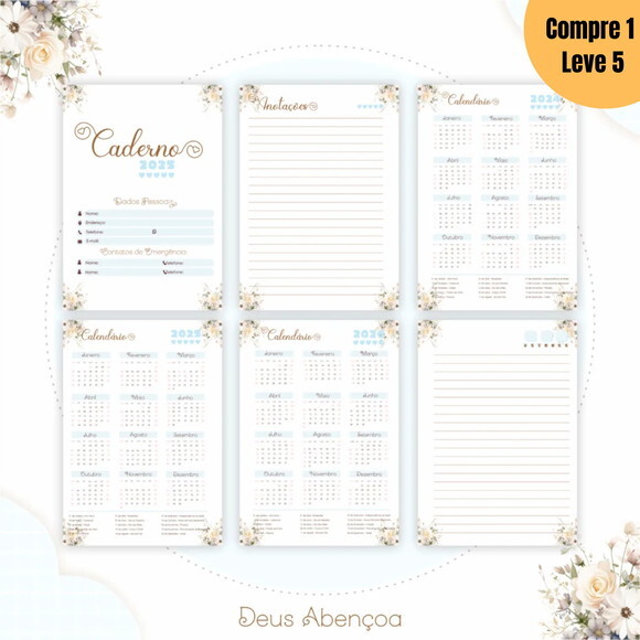 Arquivo Digital Kit Cristão Deus Abençoa 2025 -939