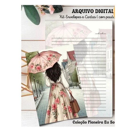Arquivo Digital Kit de Envelopes Slim e Carta -2384