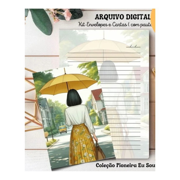 Arquivo Digital Kit de Envelopes Slim e Carta -2384