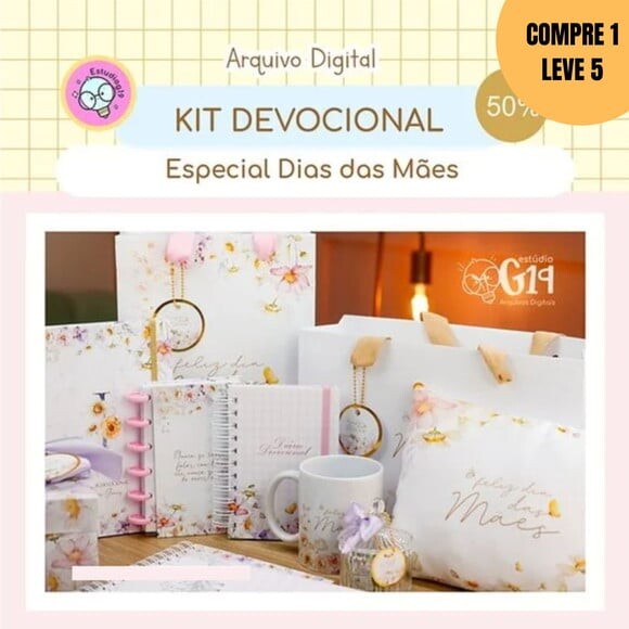 Arquivo Digital Kit Devocional Especial Dia das Mães -2825