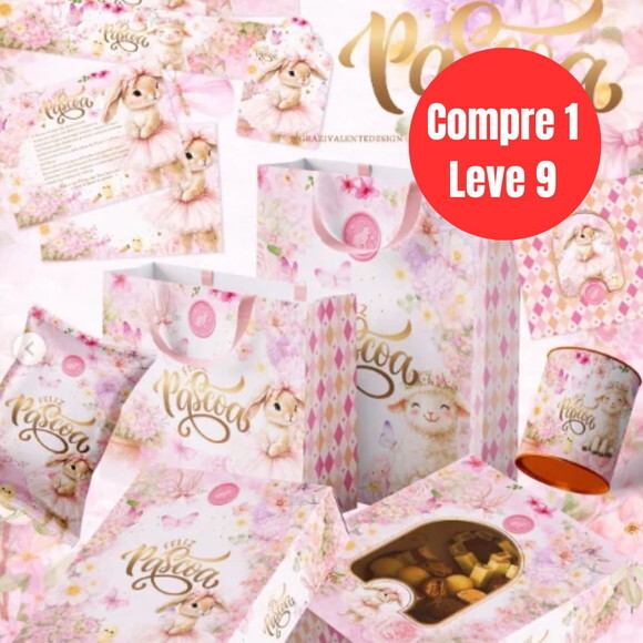 Arquivo Digital Kit Digital Páscoa Belle Fleur -6739