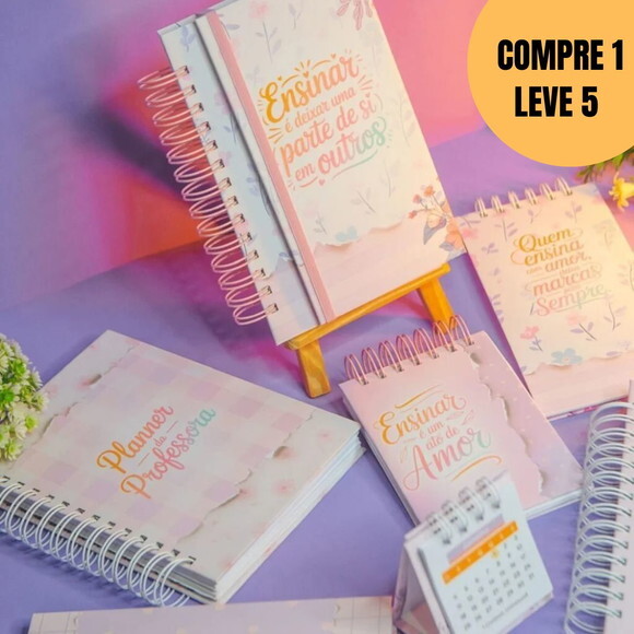 Arquivo Digital Kit Encadernação Dia dos Professores 2025
