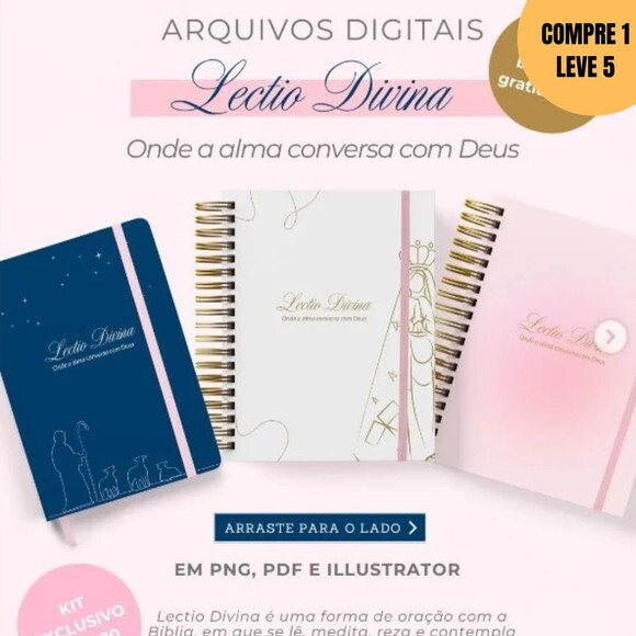 Arquivo Digital Kit Encadernação Léctio Divino -3962