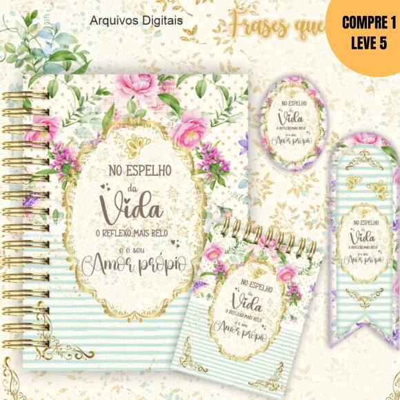 Arquivo Digital Kit Frases Encadernação -3875