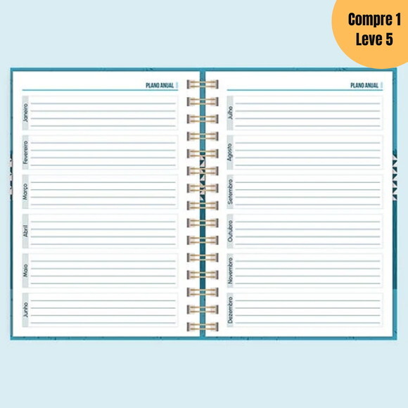 Arquivo Digital Kit Miolo Agenda Permanente 2 Dpp A5 -605