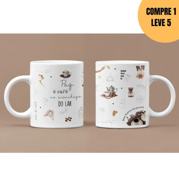 Arquivo Digital Kit Momento Café Artes para Canecas -5636
