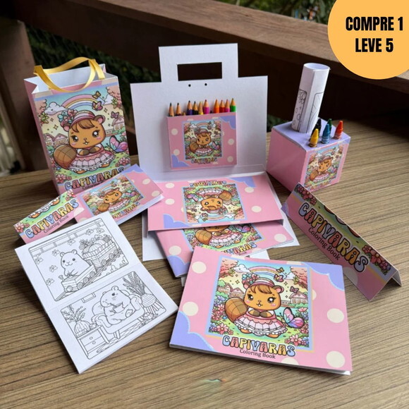 Arquivo Digital Kit para Colorir -4090
