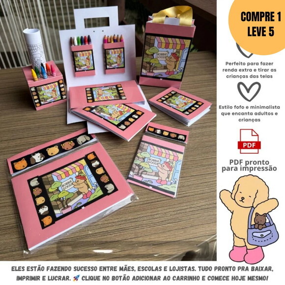 Arquivo Digital Kit para Colorir -4090