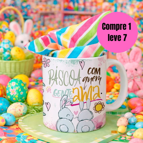 Arquivo Digital Kit Páscoa 2026 Arte para Canecas -6661