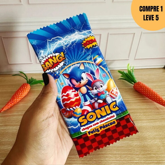 Arquivo Digital Kit Páscoa Sonic -2678