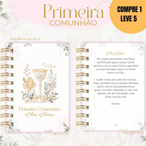 Arquivo Digital Kit Primeira Comunhão Menina -5250