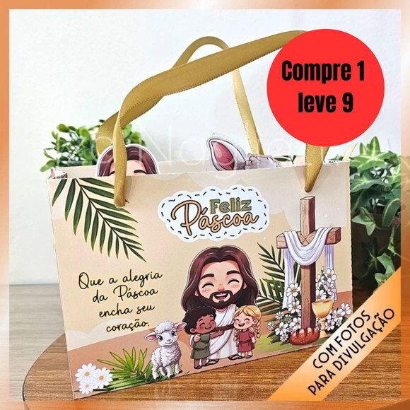 Arquivo Digital Kit Sacolinha para Guloseimas Cristã -6679