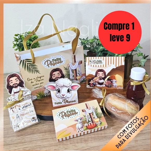 Arquivo Digital Kit Sacolinha para Guloseimas Cristã -6679