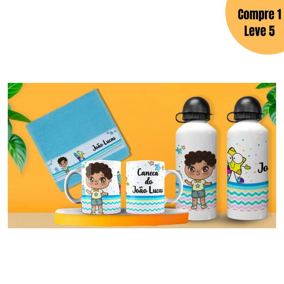 Arquivo Digital Kit Volta às Aulas Mascotes Sublimação -1376