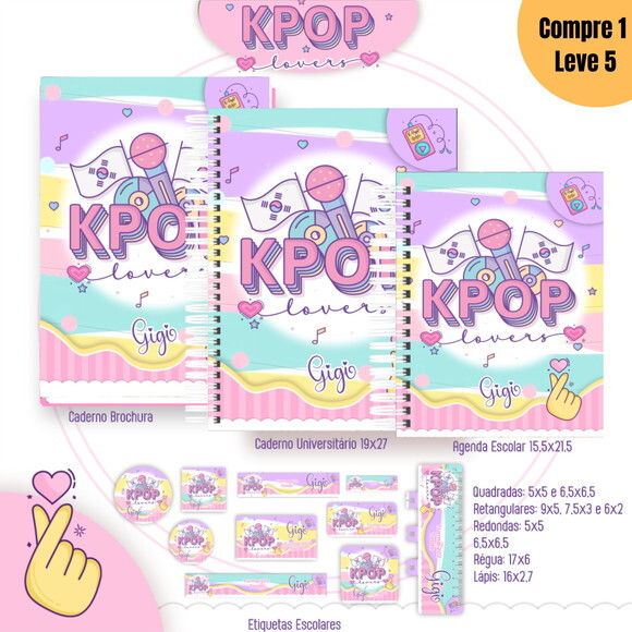 Arquivo Digital Kpop Kit Escolar 2025 -1063