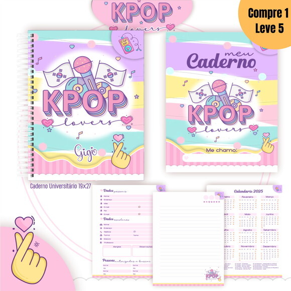 Arquivo Digital Kpop Kit Escolar 2025 -1063
