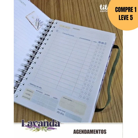 Arquivo Digital Lavanda Combo Encadernação Especial -6072