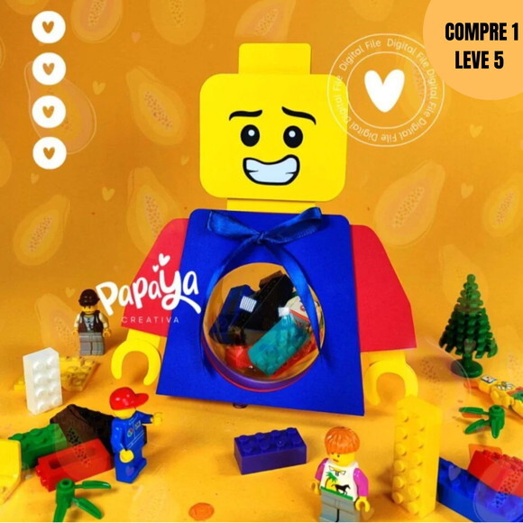Arquivo Digital Lego Porta Bombom -3482