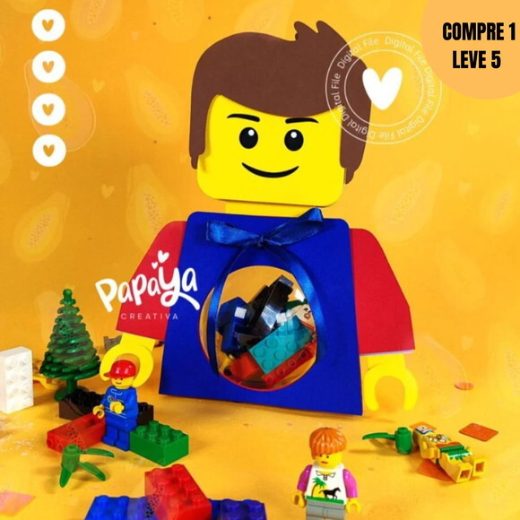 Arquivo Digital Lego Boy Porta Bombom -3485