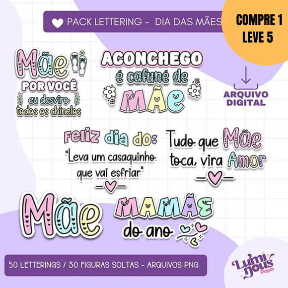 Arquivo Digital Lettering Dia das Mães -2530
