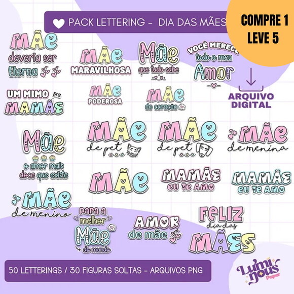 Arquivo Digital Lettering Dia das Mães -2530