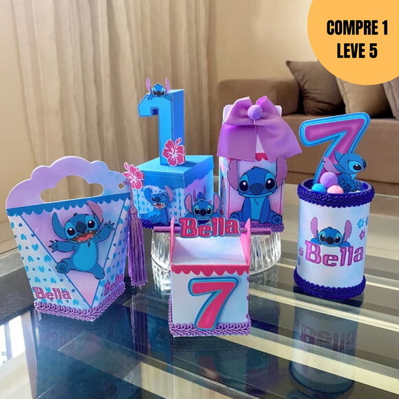 Arquivo Digital Lilo e Stitch Kit Festa Pronta -1851