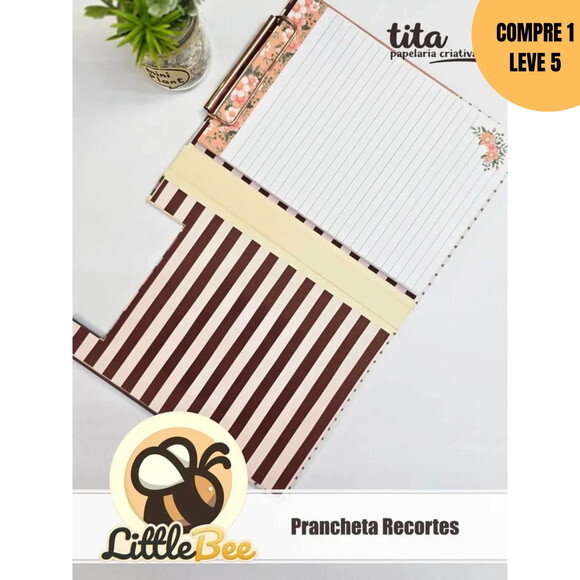 Arquivo Digital Little Bee Prancheta Recortes -3669