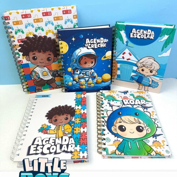 Arquivo Digital Little Boys Combo Encadernação -683