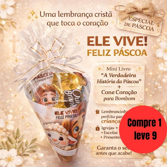 Arquivo Digital Livrinho + Cone História da Páscoa -6697